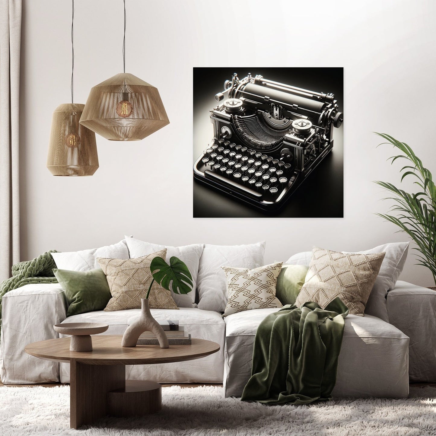 Classic Typewriter Canvas