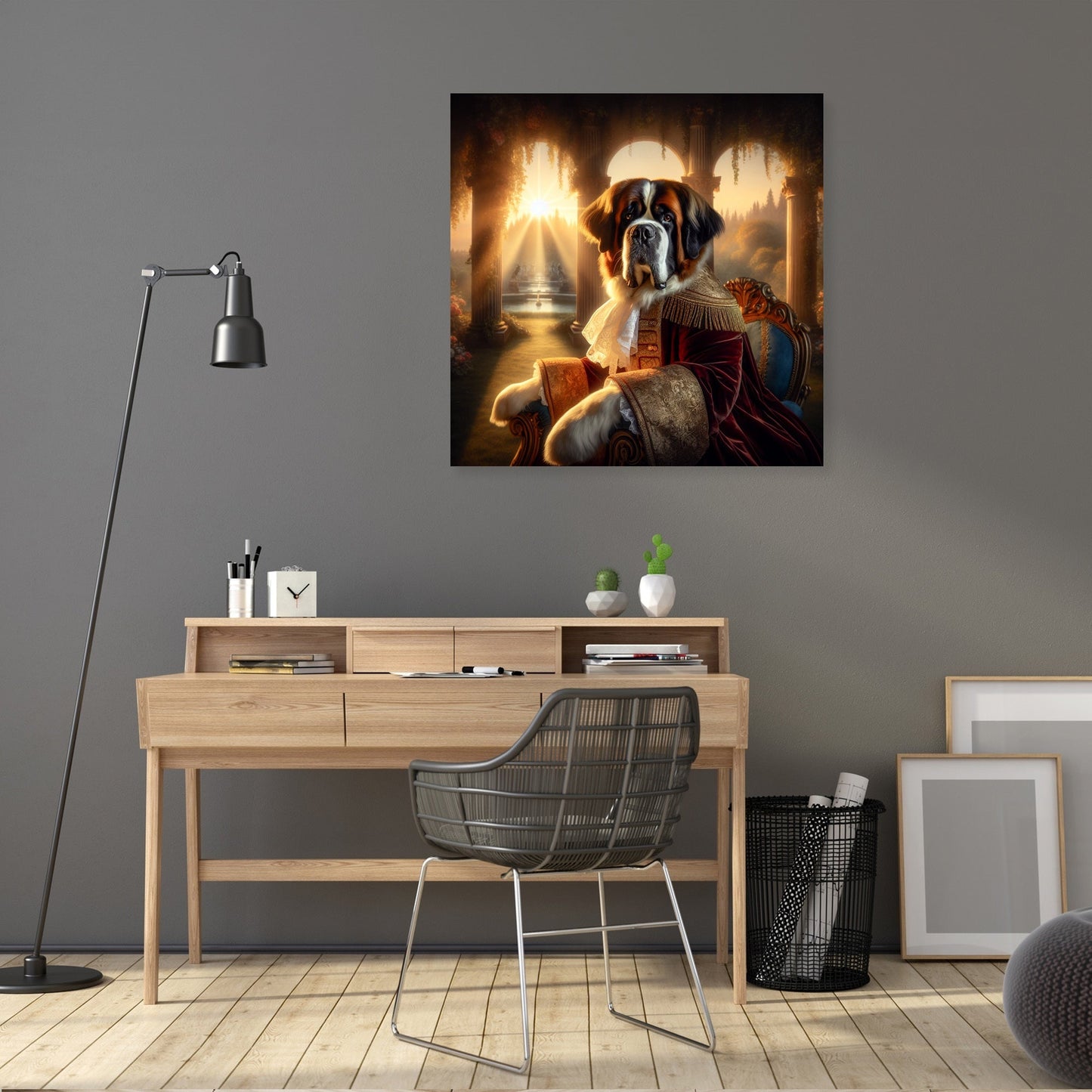 Regal Dawn Saint Bernard Canvas