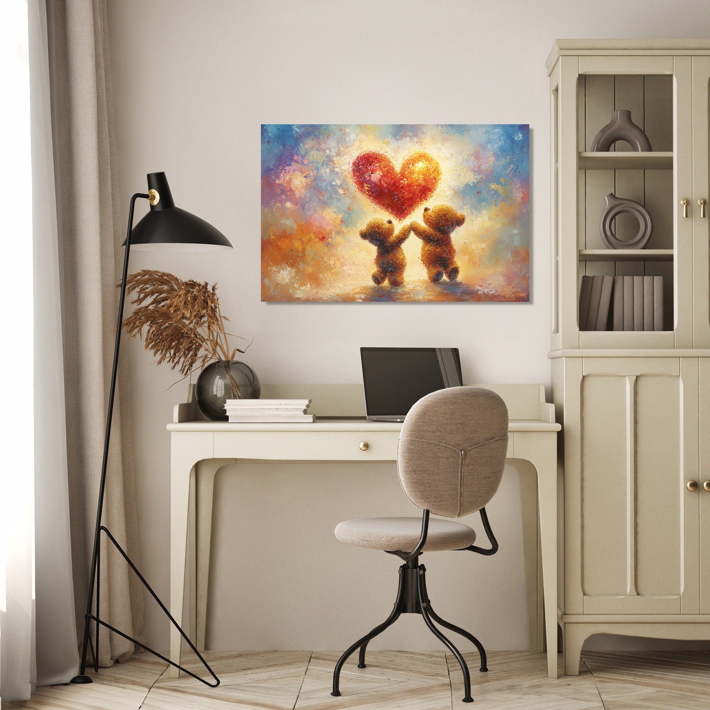 Dancing Teddy Bears Canvas