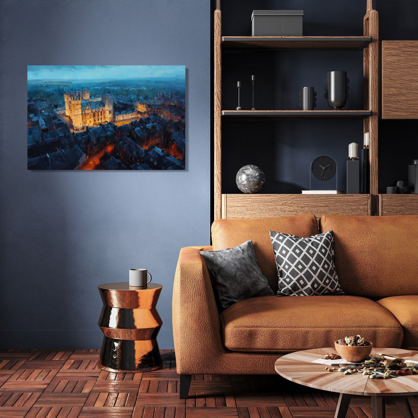 Lincoln Castle Twilight Canvas