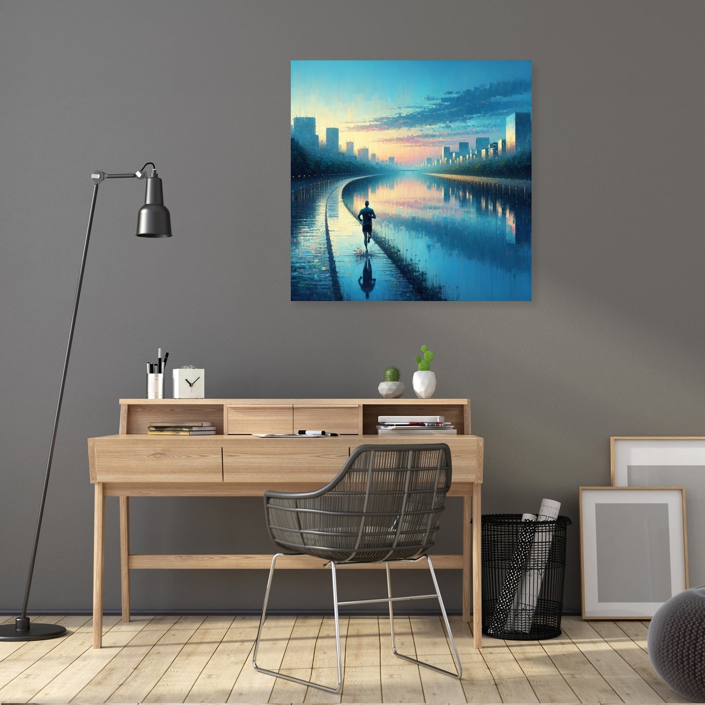 Summer Dawn Jog Serenity Canvas