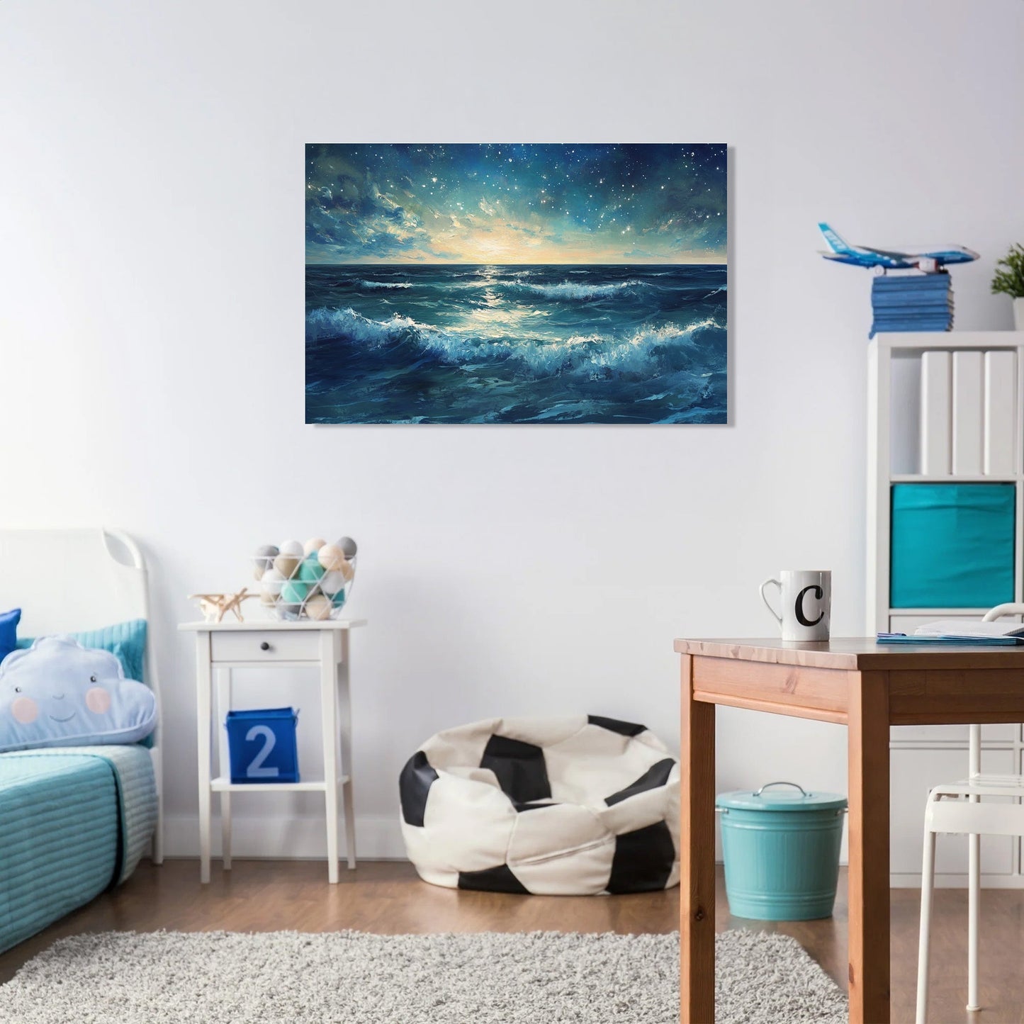 Ocean Meets Stars Canvas