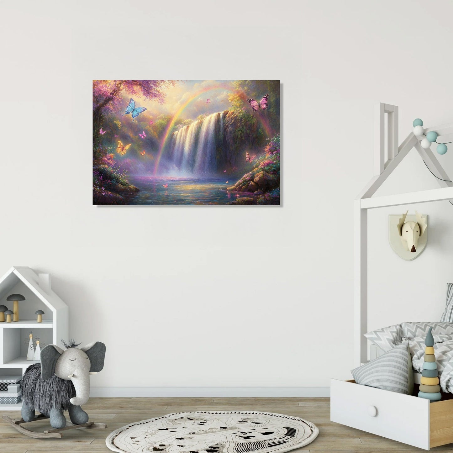 Rainbow Falls Wonderland Canvas