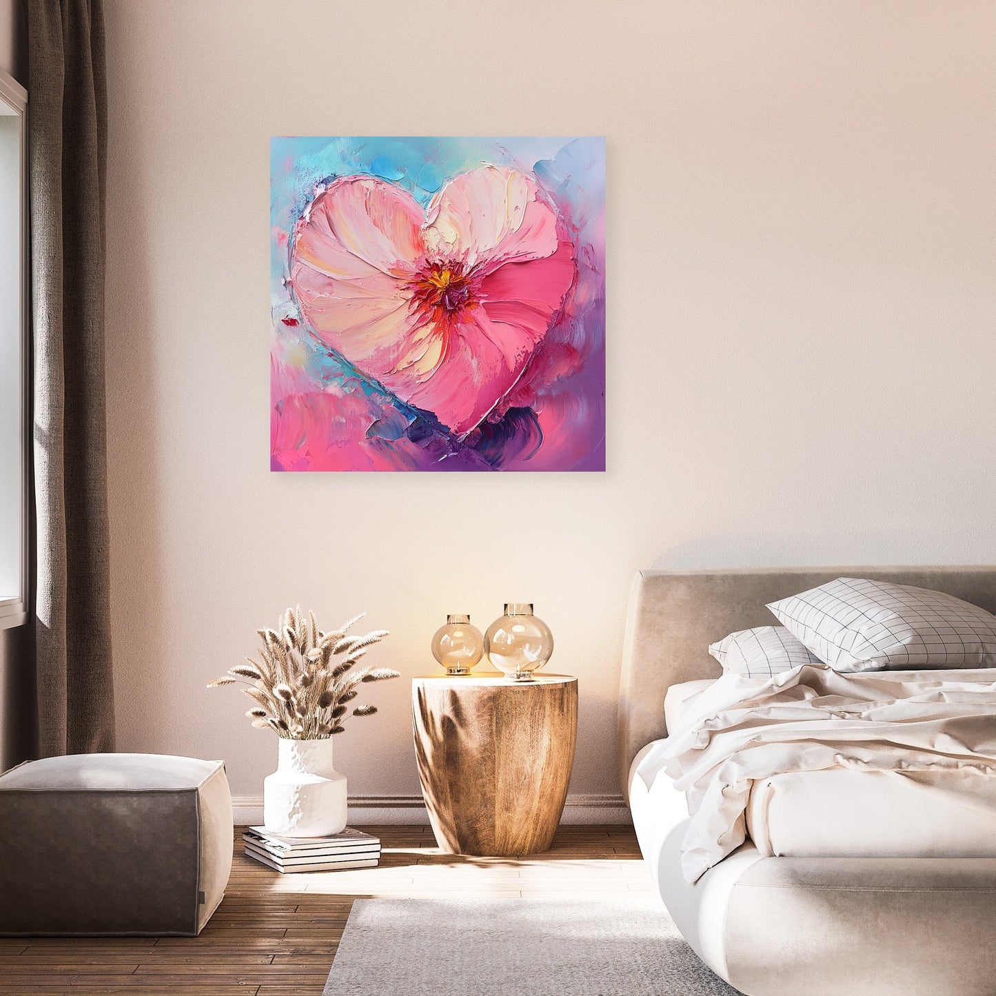 Heart's Bloom Canvas