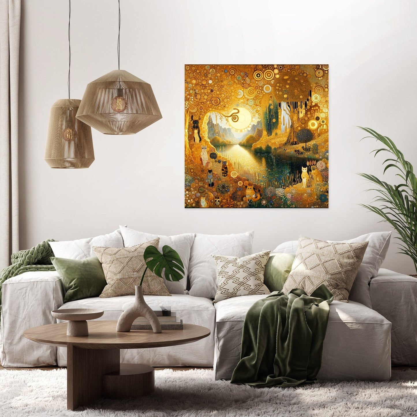 A Cat's Wonderland Canvas