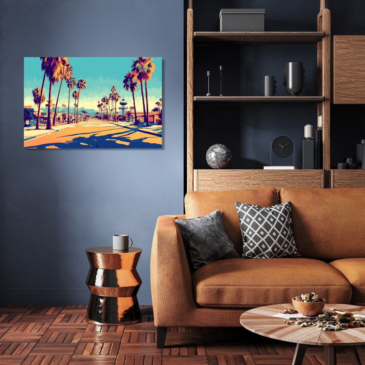 Golden Surf LA Canvas