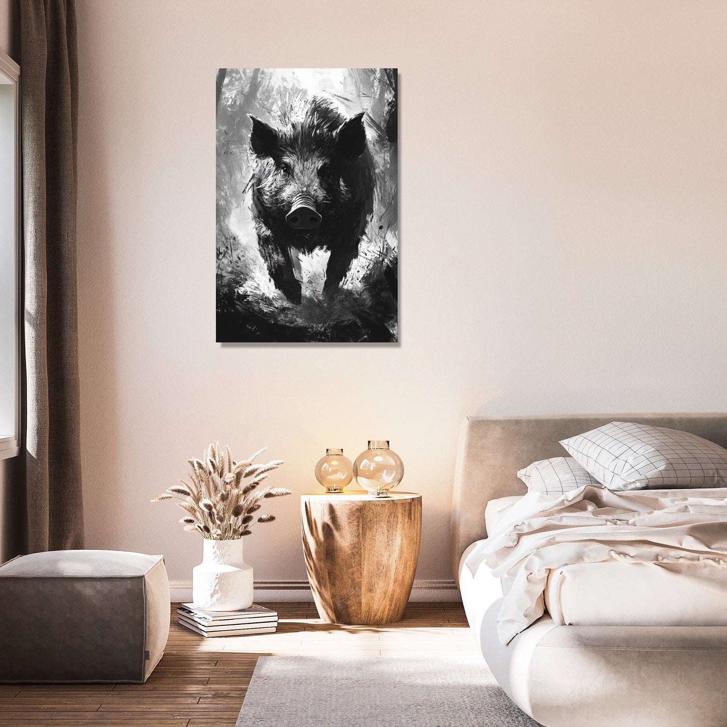 Untamed Boar Canvas