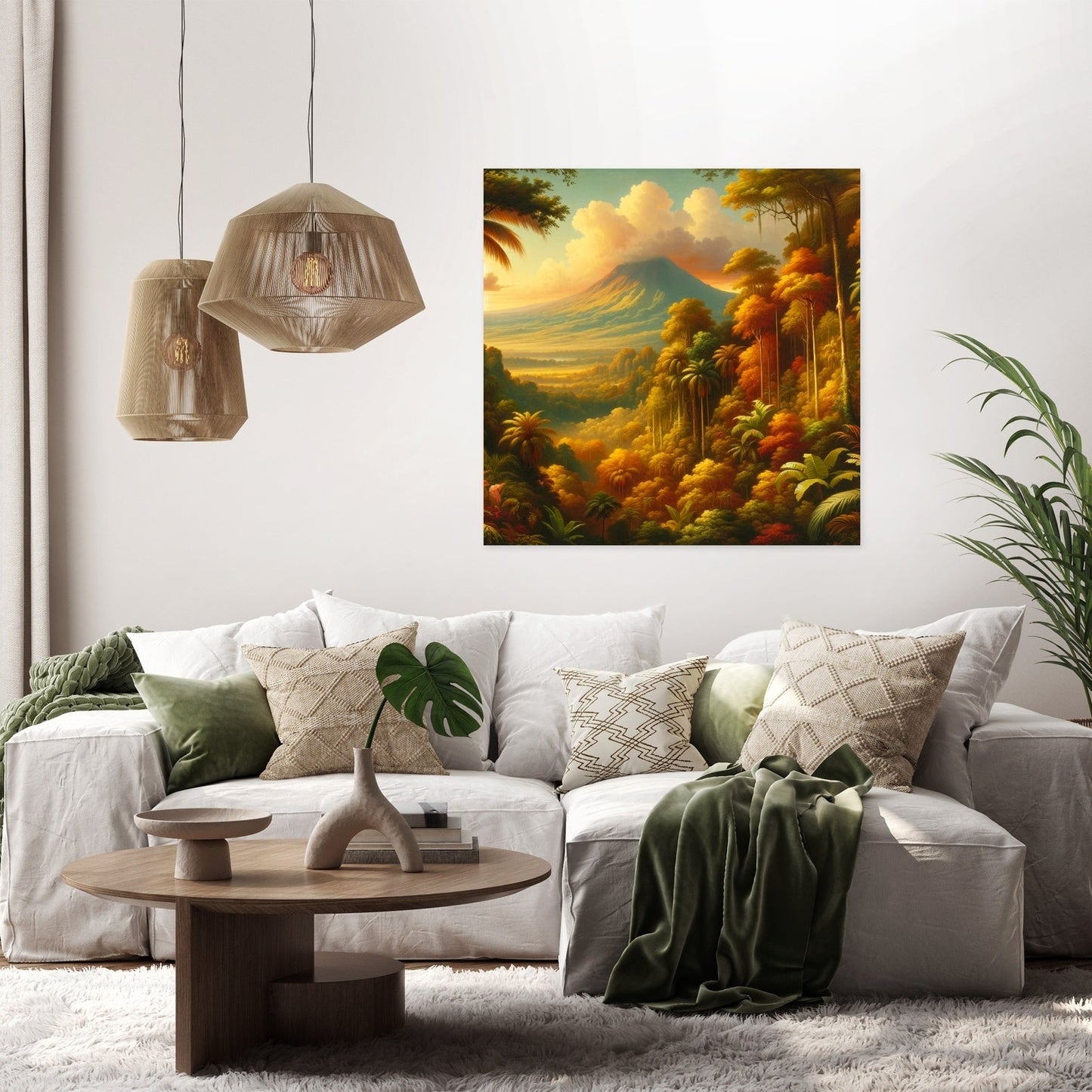 Volcanic Grandeur Canvas