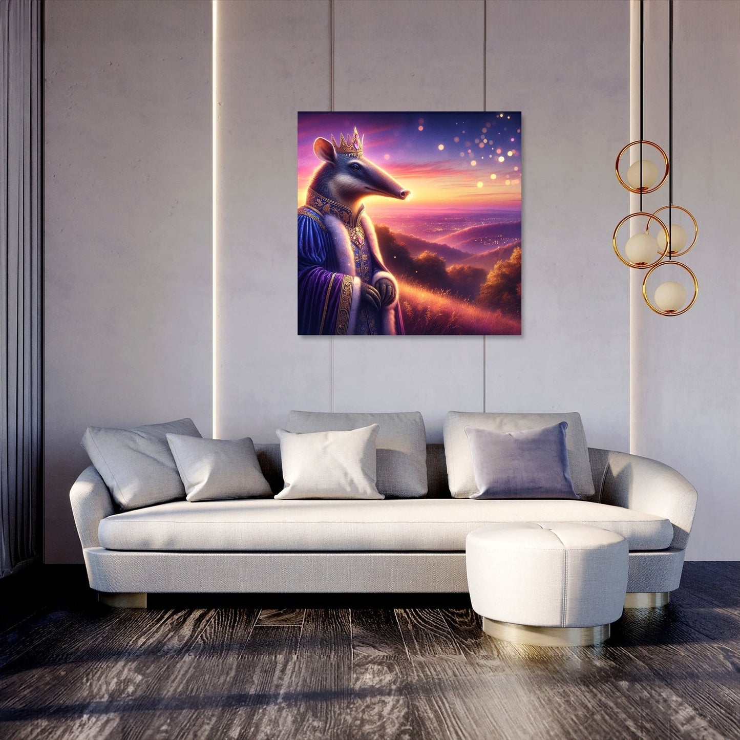 Regal Aardvark Dusk Canvas