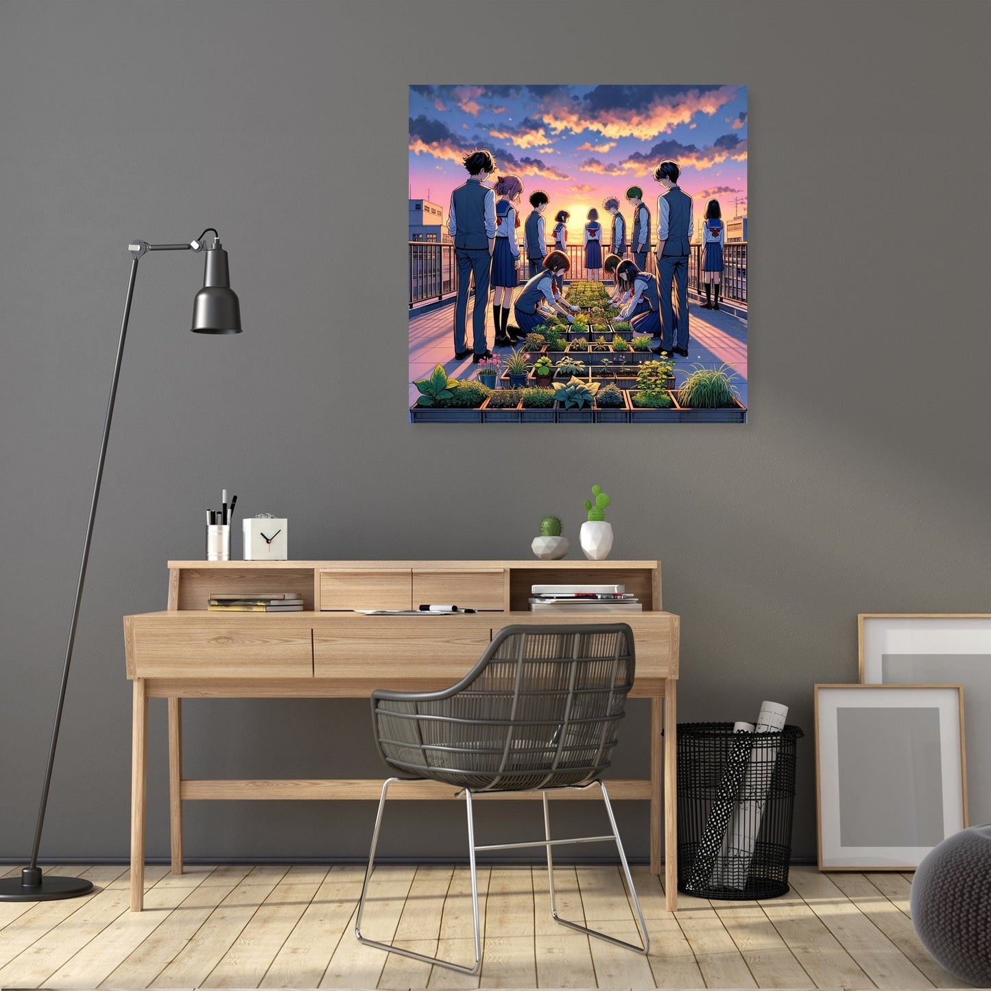Rooftop Dreamscape Canvas