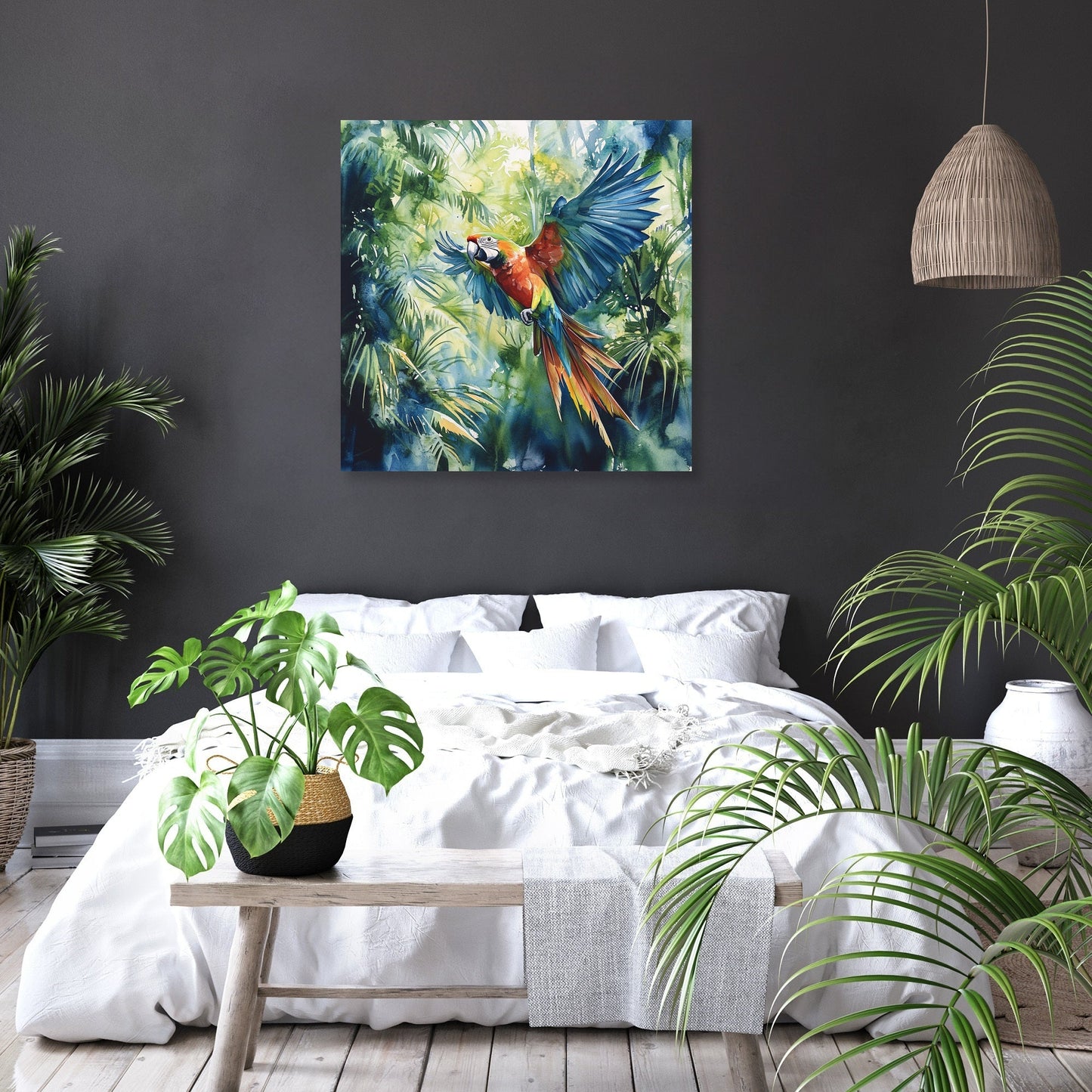 Parrot Wings Canvas