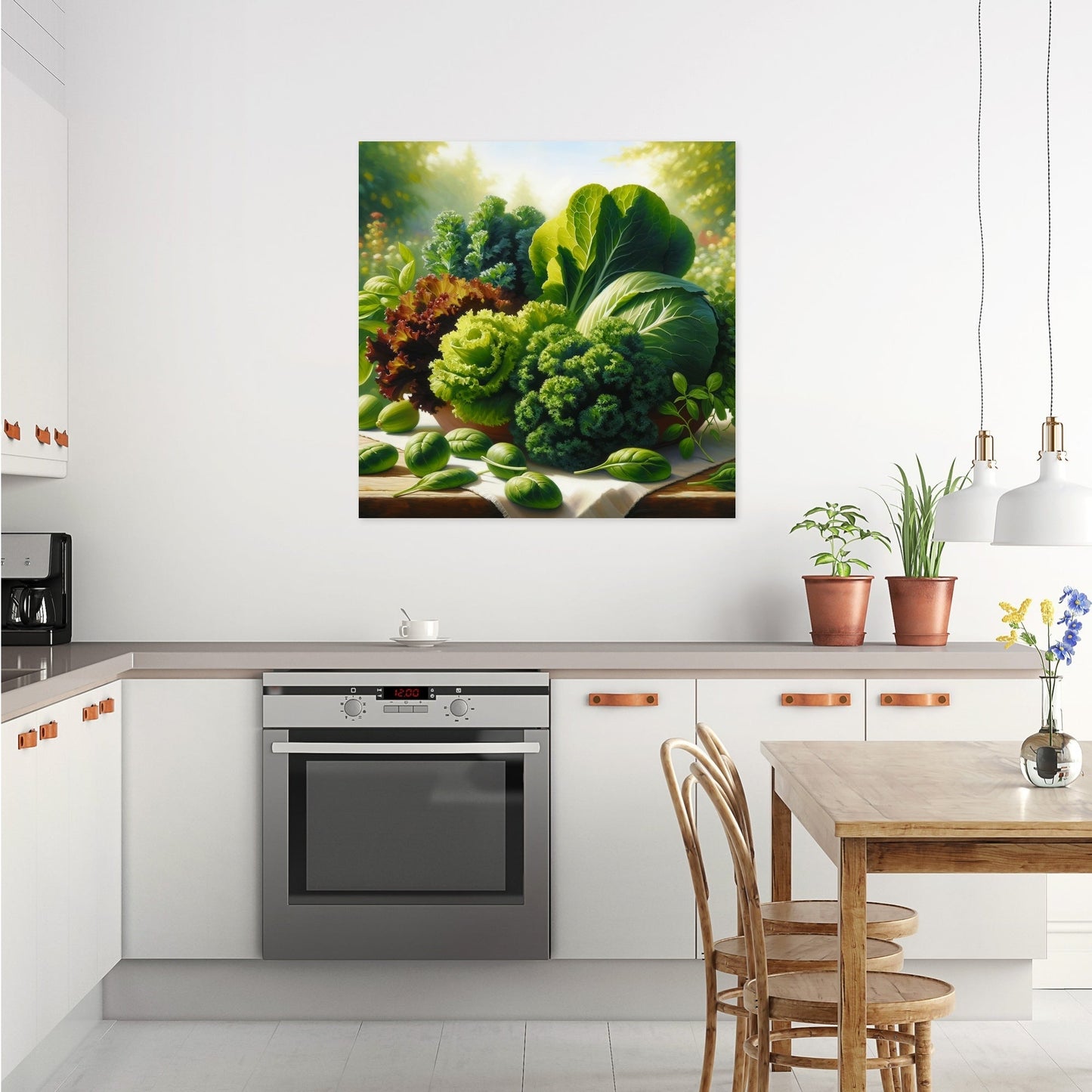 Gathering of Greens Canvas