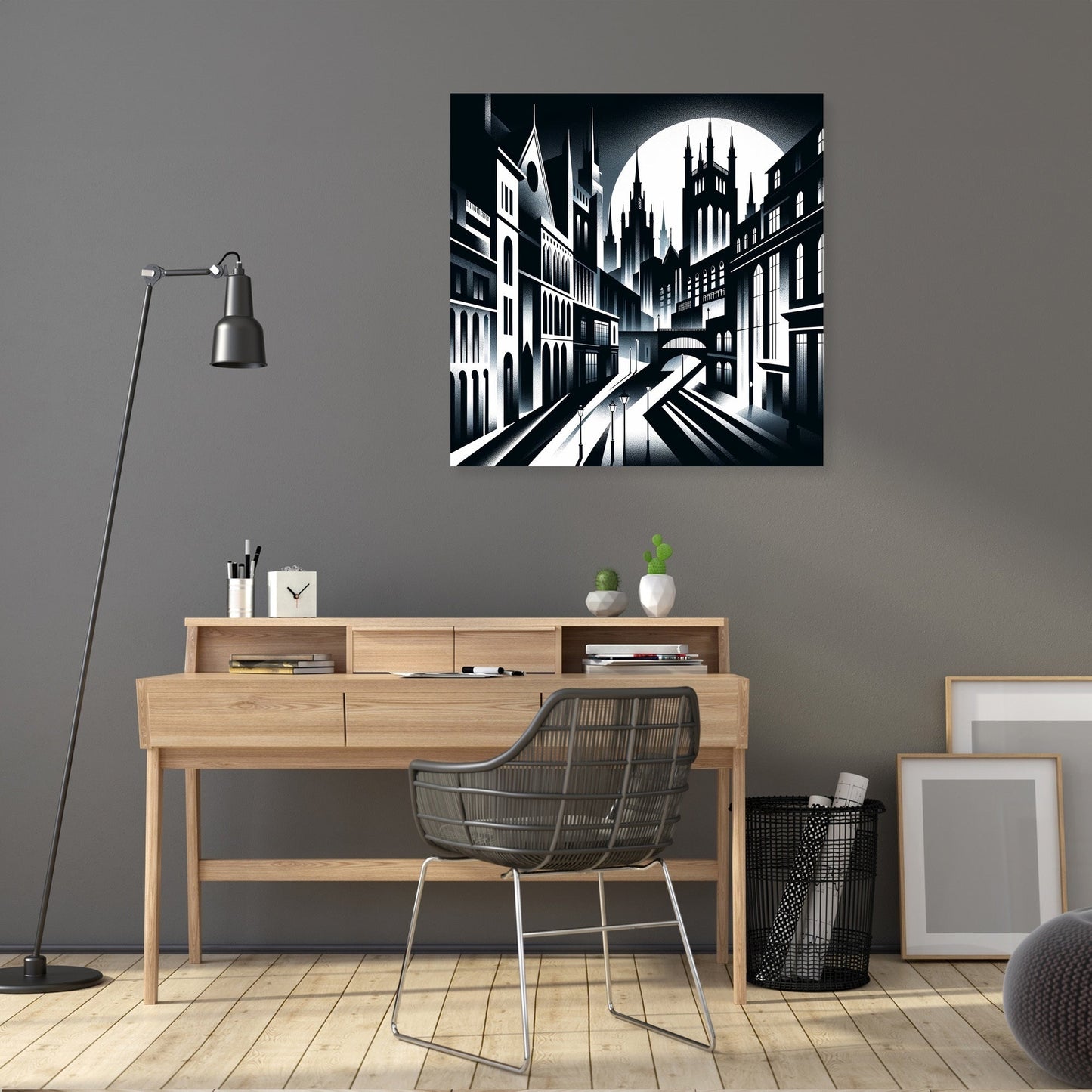 Gothic Nightscape Canvas