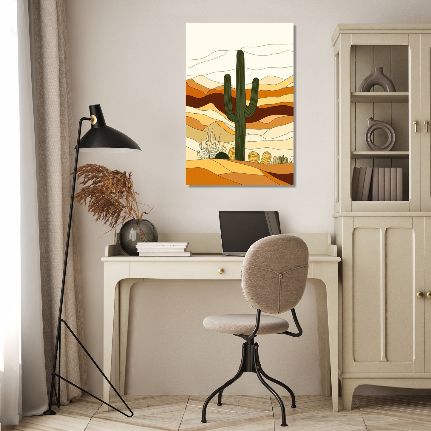 Minimalist Desert Canvas