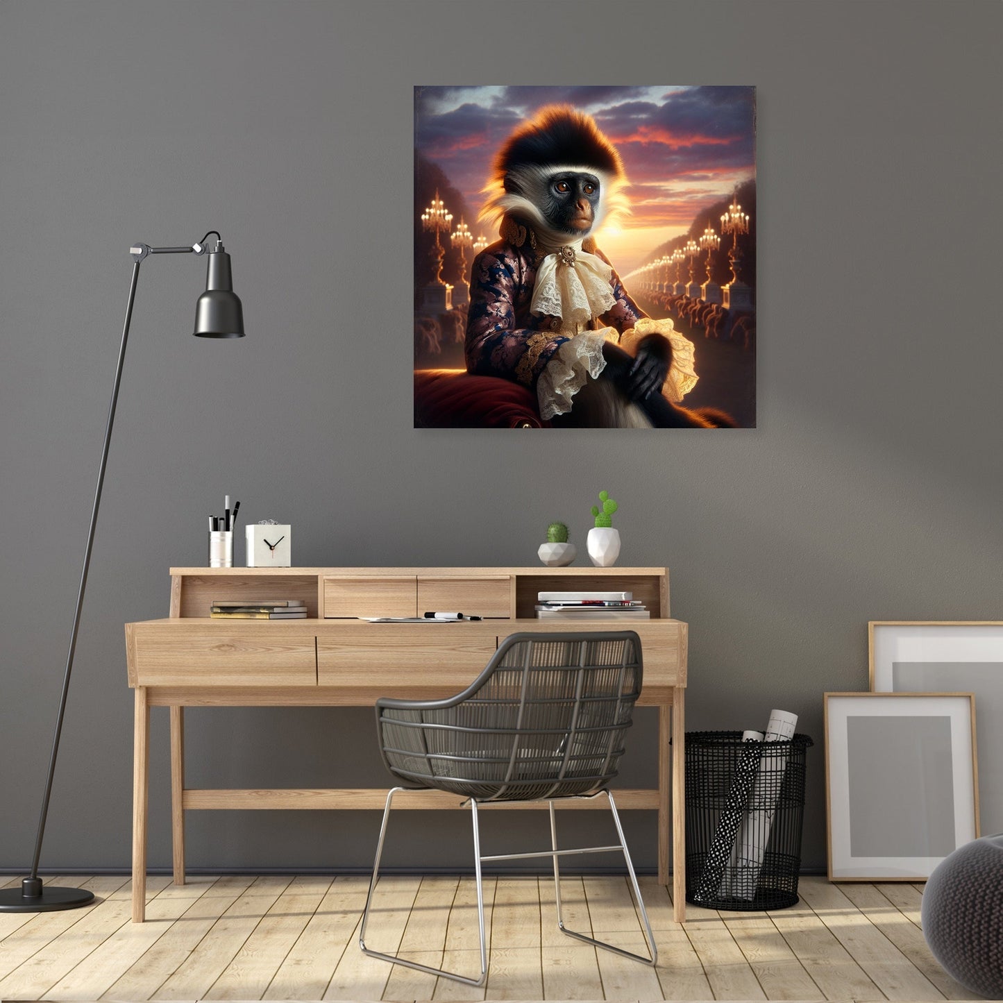 Regal Twilight Colobus Canvas