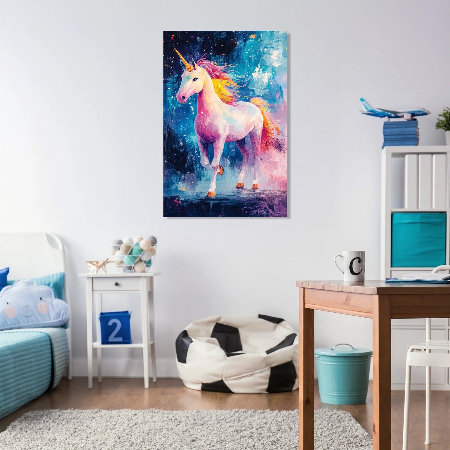 Twilight Unicorn Glow Canvas