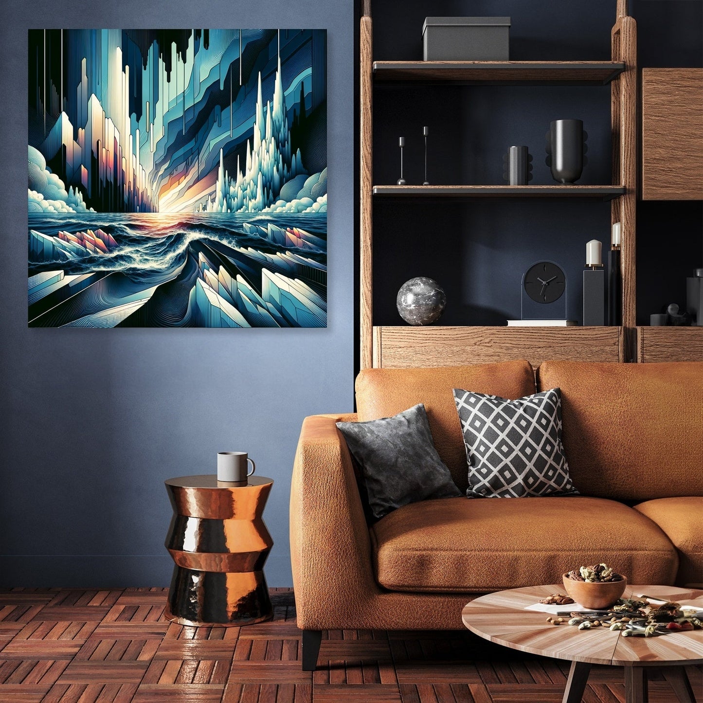 Frozen Waters Canvas