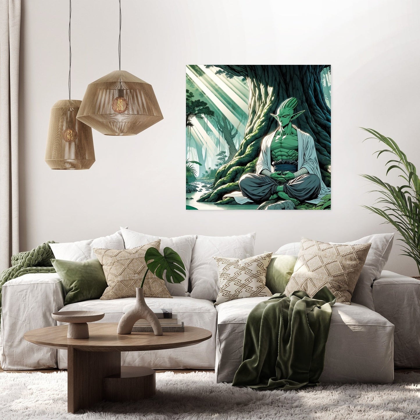 Verdant Wisdom Canvas