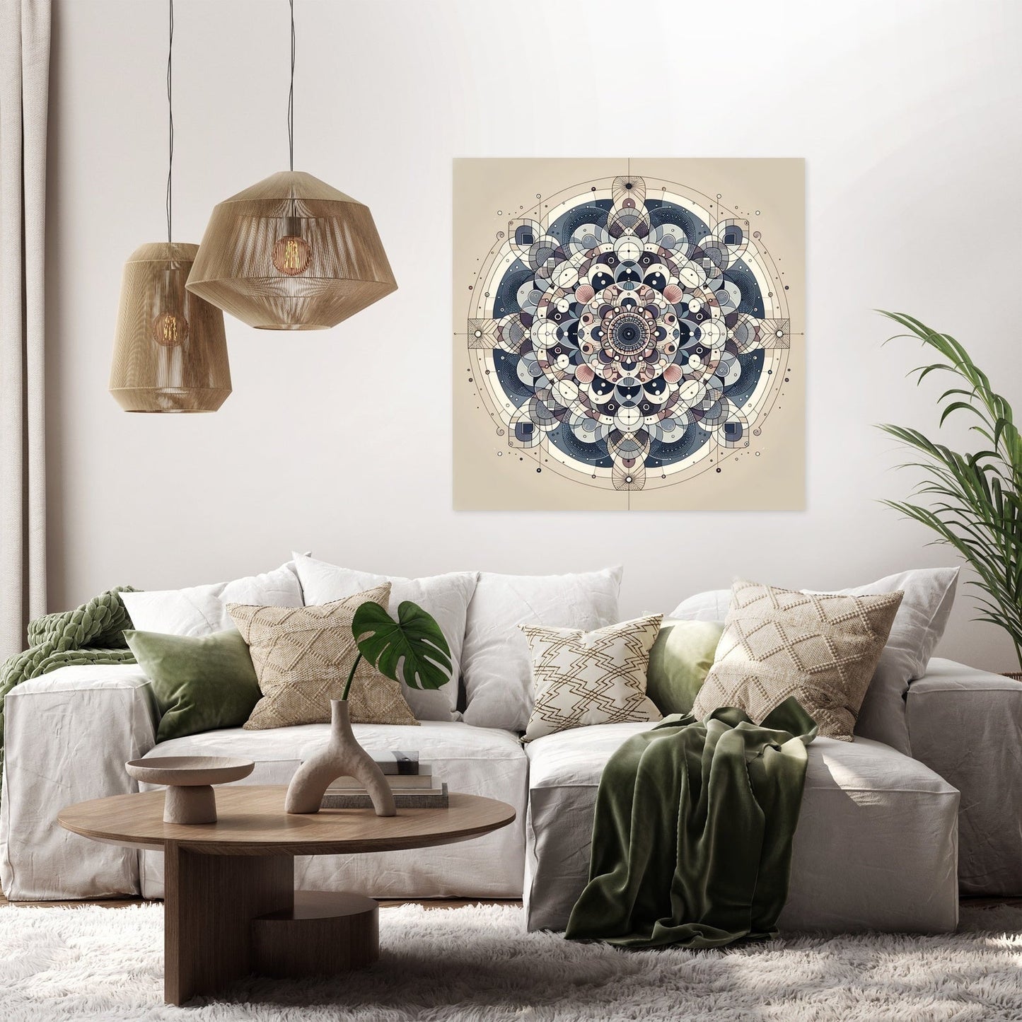 Tranquil Symmetry Canvas