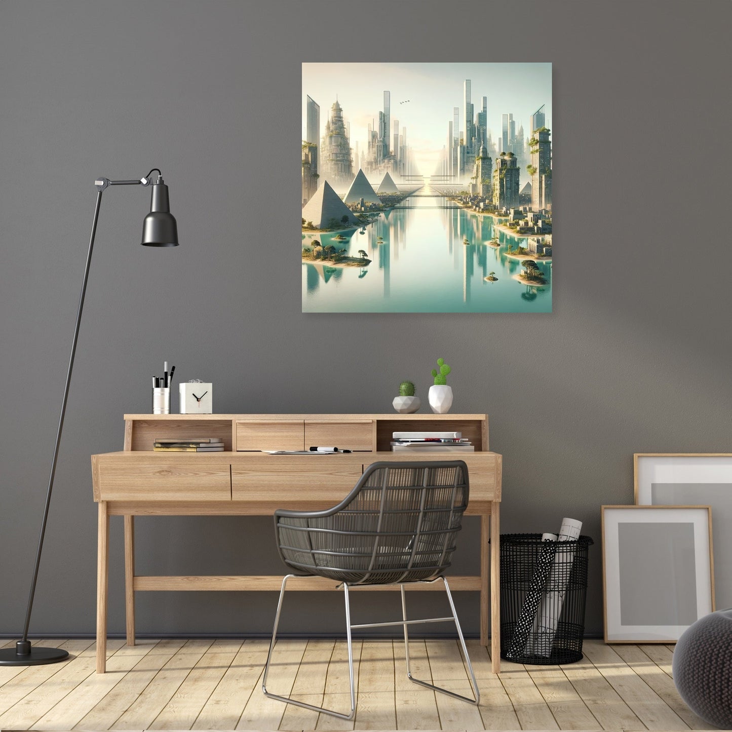 Timeless City Reflections Canvas
