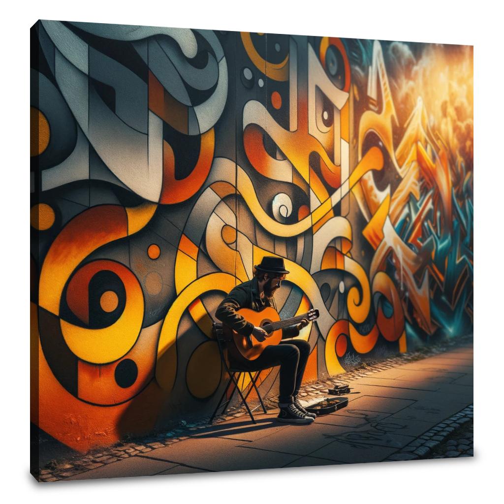 Melody of the Streets Canvas