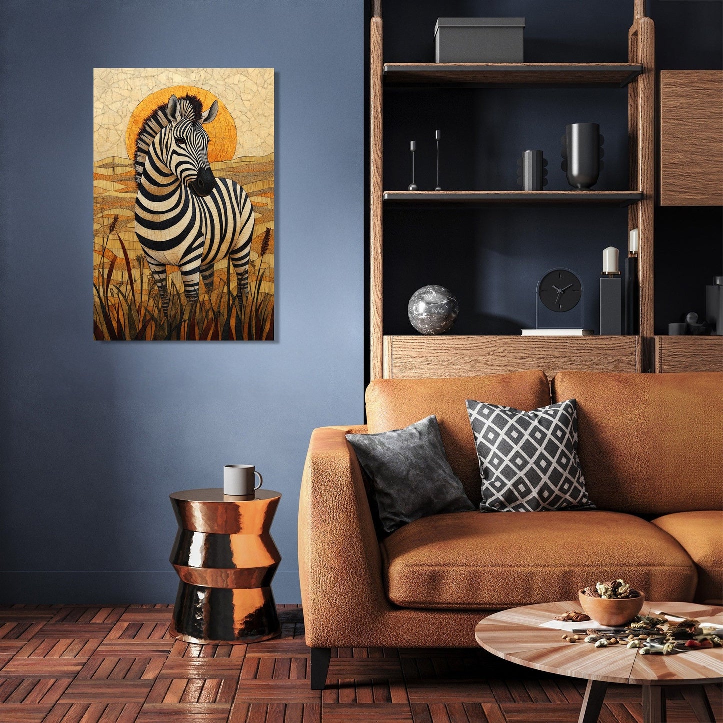 Zebra Elegance Canvas