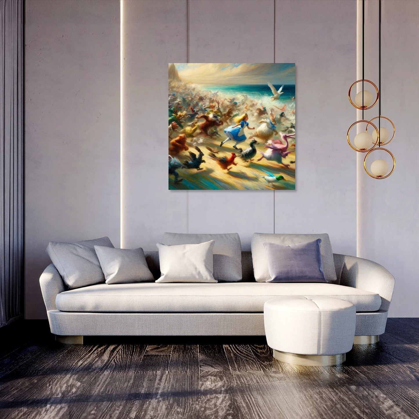 Whirlwind Caucus Race Canvas