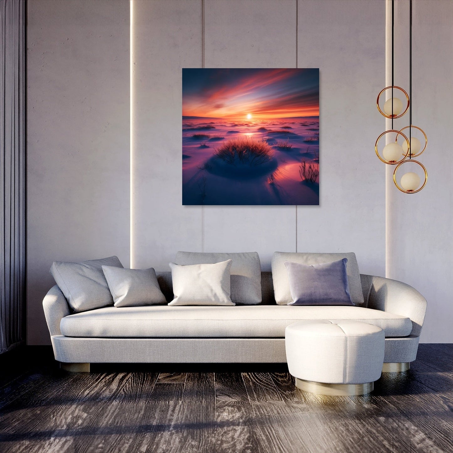 Tundra Sunset Canvas
