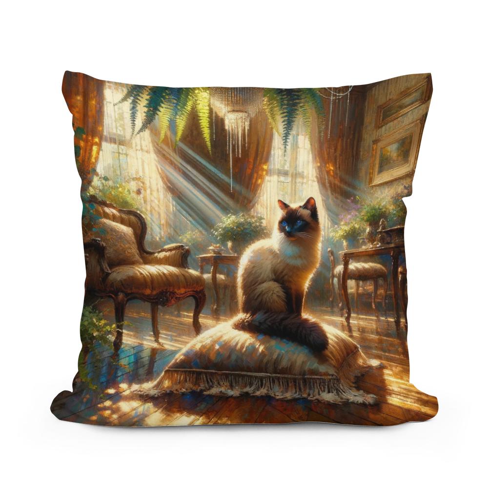 Siamese Solitude Cotton Cushion