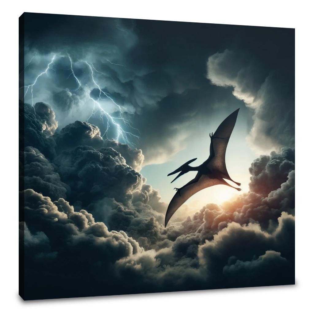 Storm Rider Pterodactyl Canvas