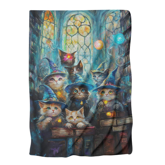 Wizarding Kittens Blanket