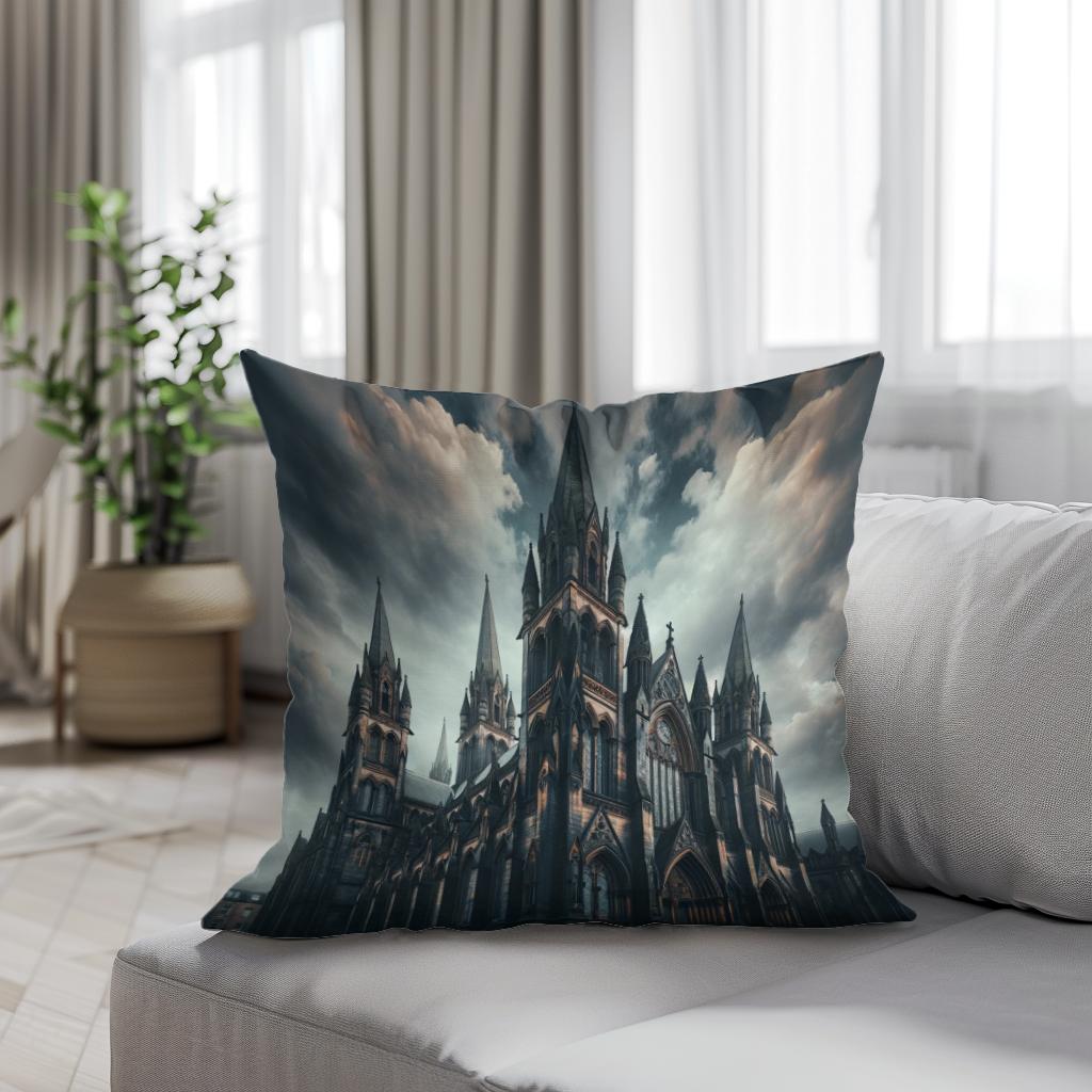 Gothic Grace Glasgow Cotton Cushion