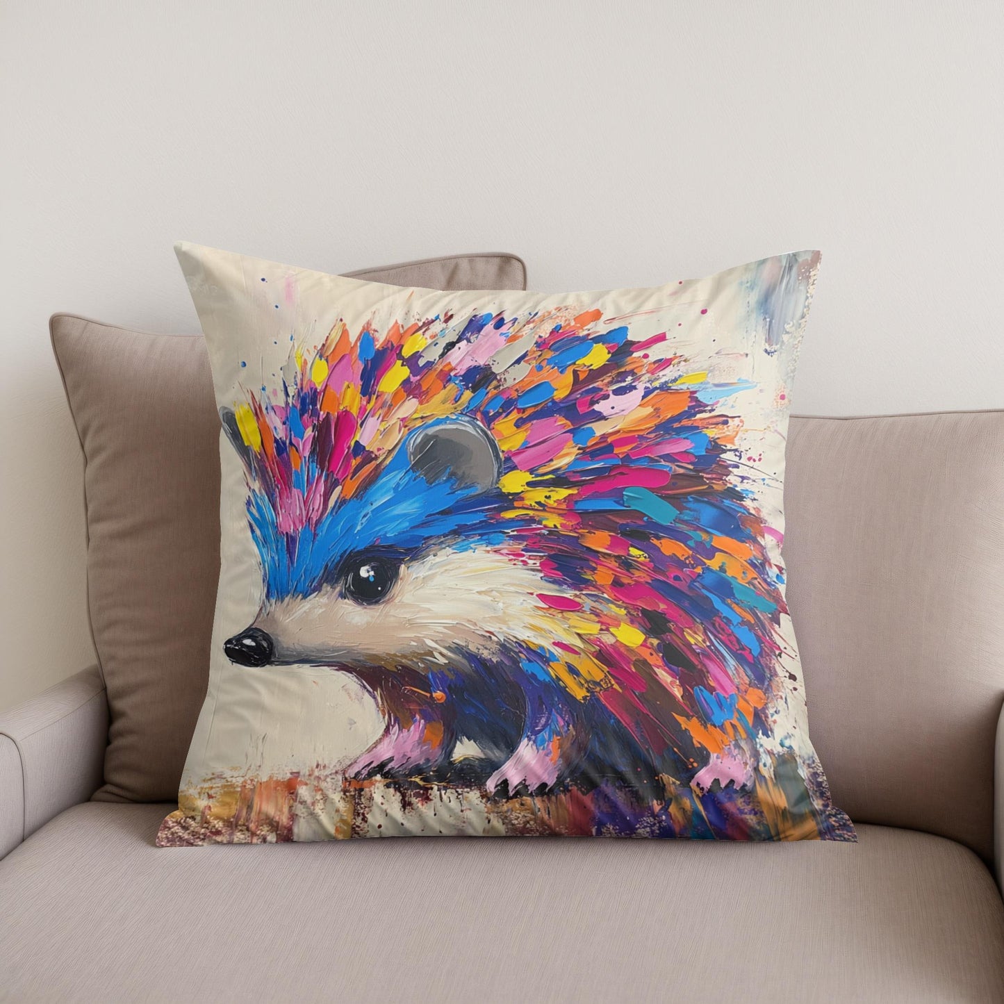 Hedgehog Symphony Cotton Cushion