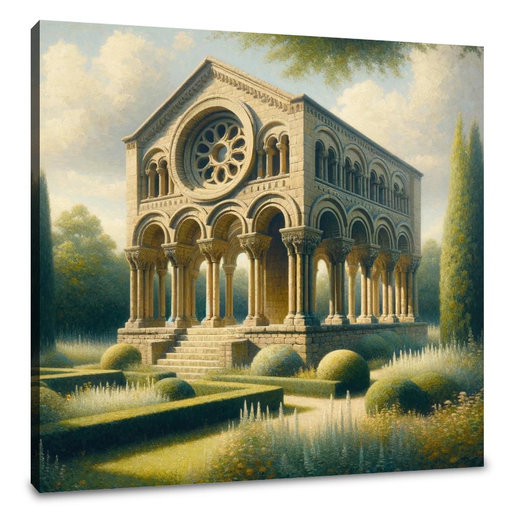Romanesque Reverie Canvas