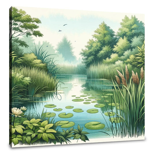 Tranquil Pond Canvas