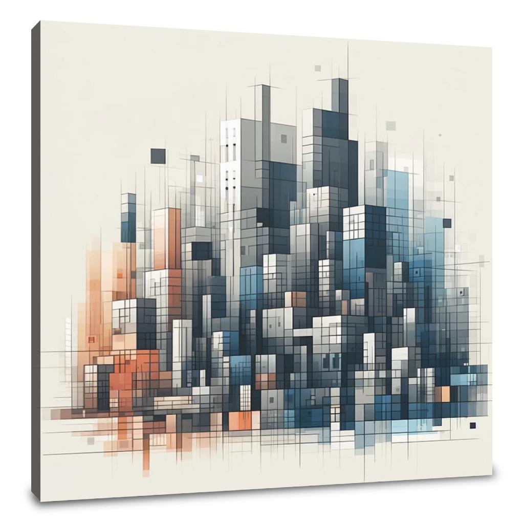 Cityscape Harmony Canvas