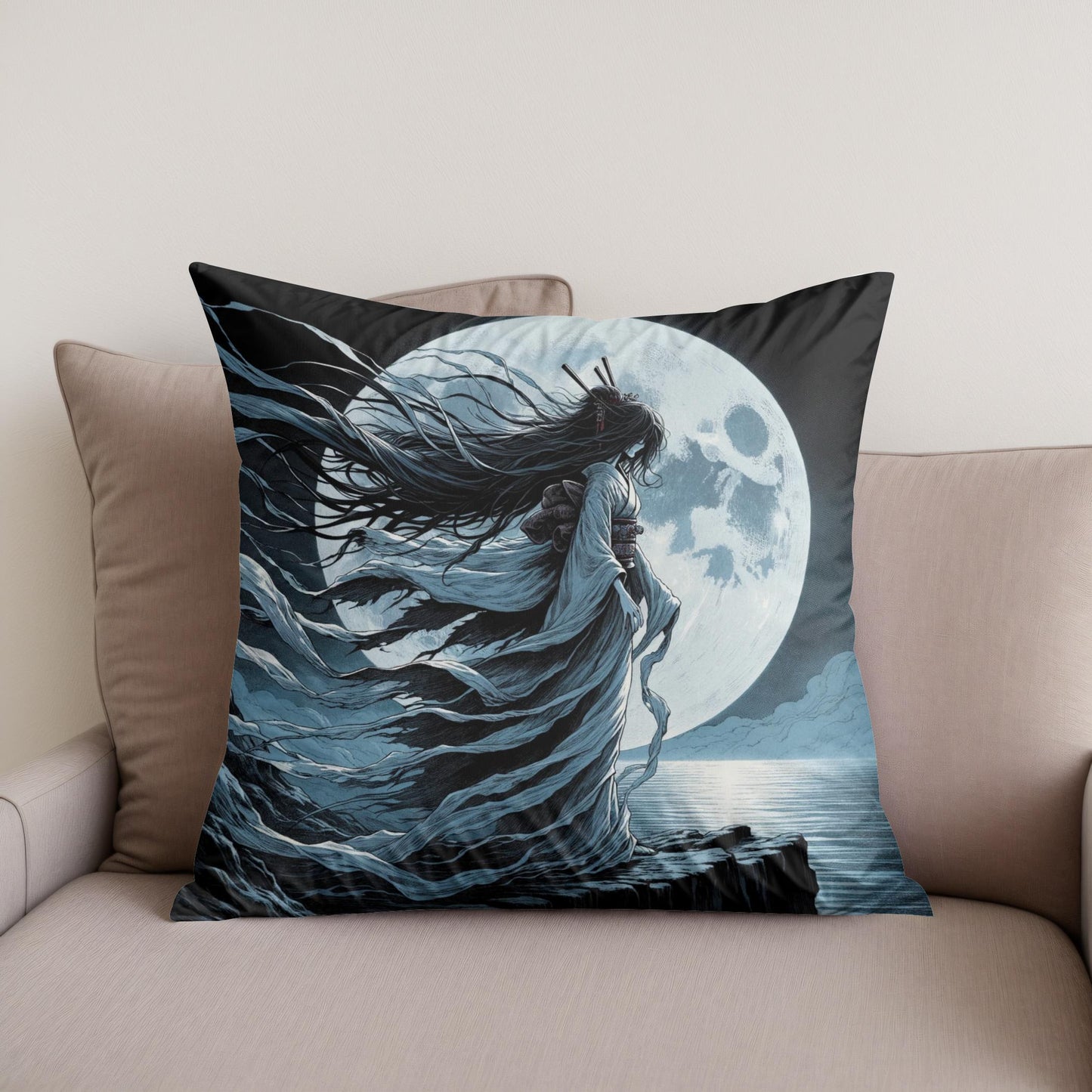 Cliffside Onryo Cotton Cushion