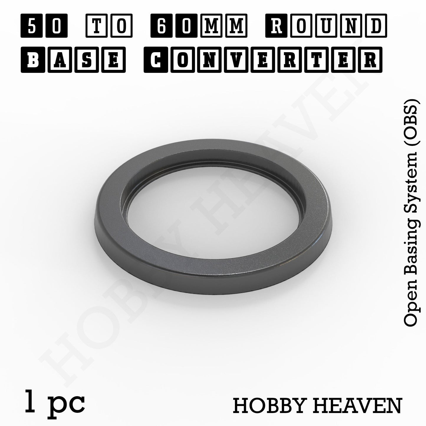 Round to Round Base Converters 3D Print Full Range