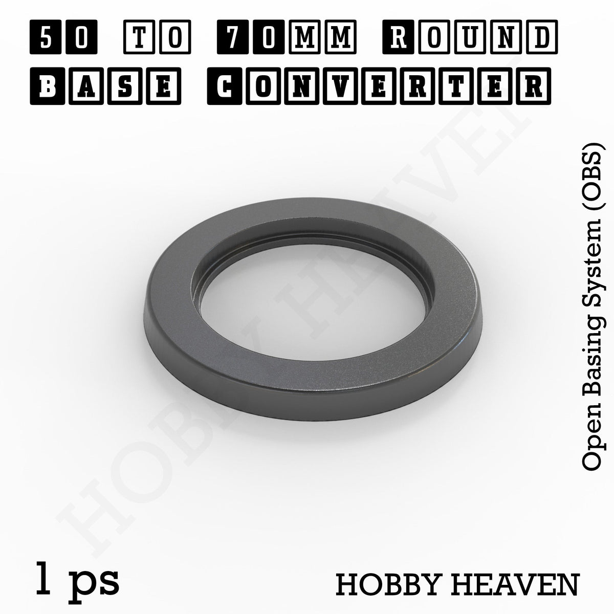 Round to Round Base Converters 3D Print Full Range