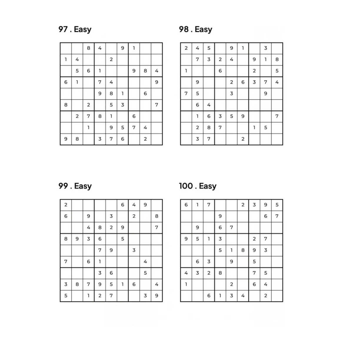 500 Sudoku Puzzles - 5 Difficulty Levels