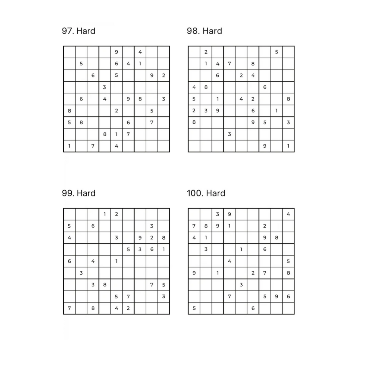 500 Sudoku Puzzles - 5 Difficulty Levels