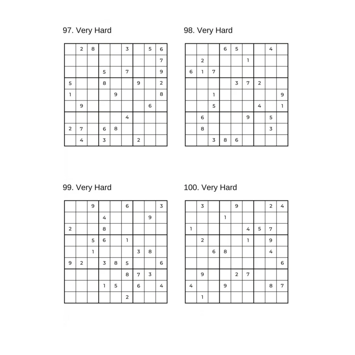 500 Sudoku Puzzles - 5 Difficulty Levels