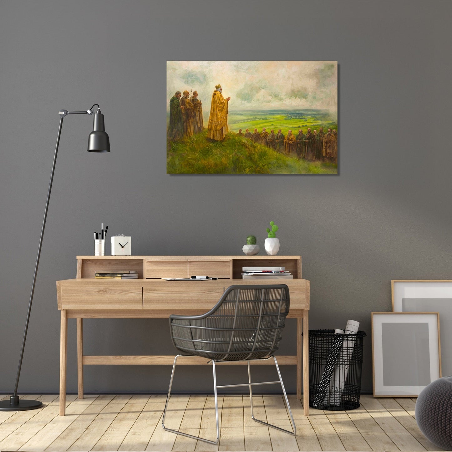 Saint Patrick’s Preaching Canvas