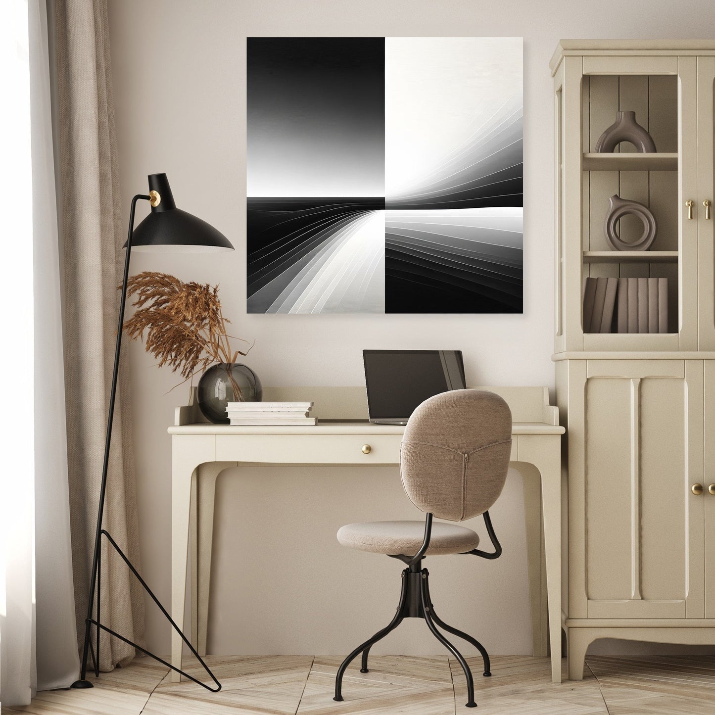 Contrasts in Harmony Canvas