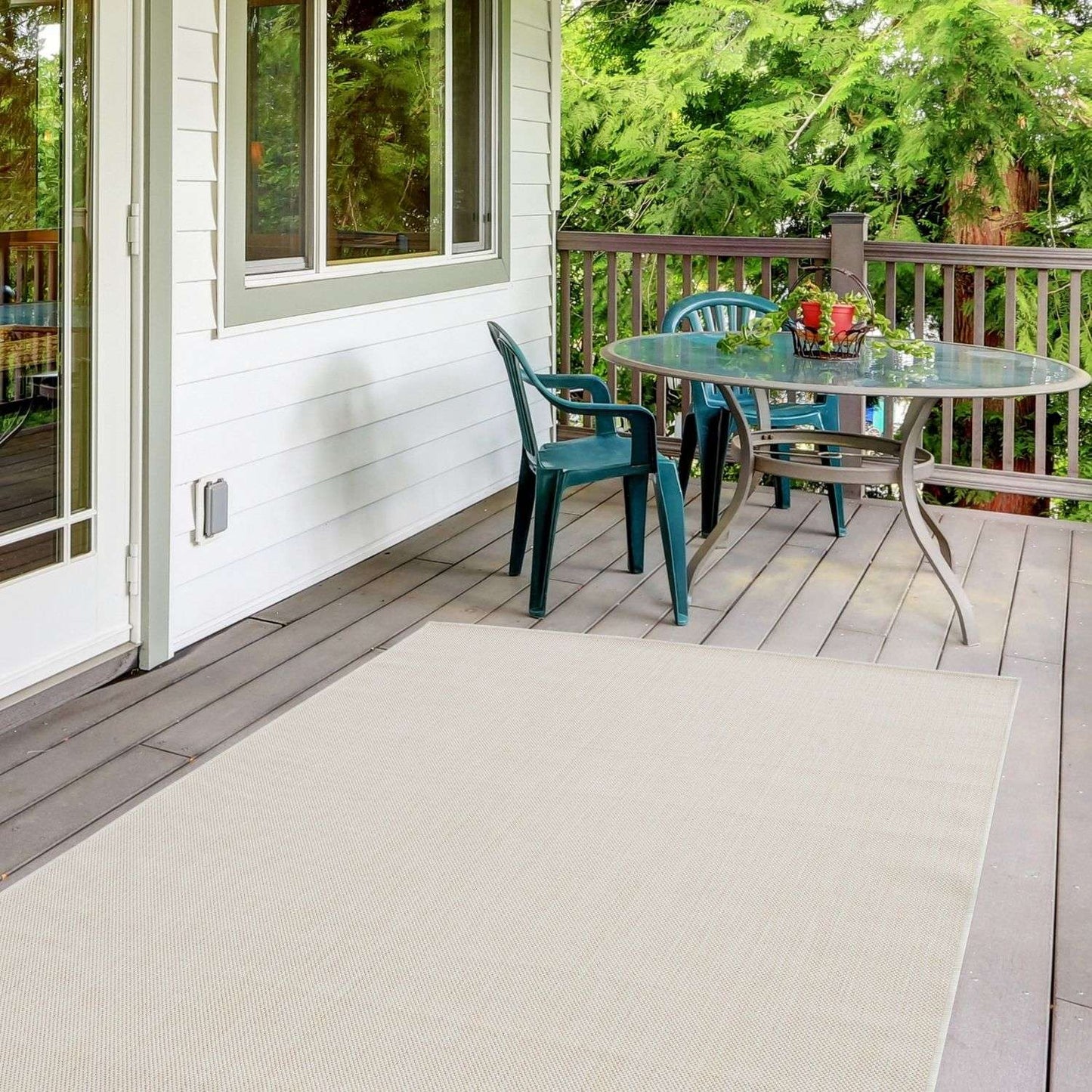 Ecology Outdoor Rug Cream | 500c