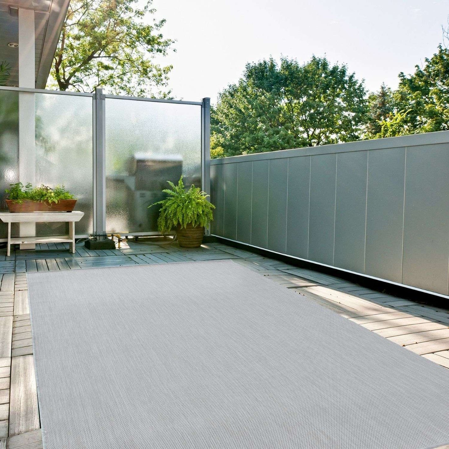 Ecology Outdoor Rug Grey | 500g