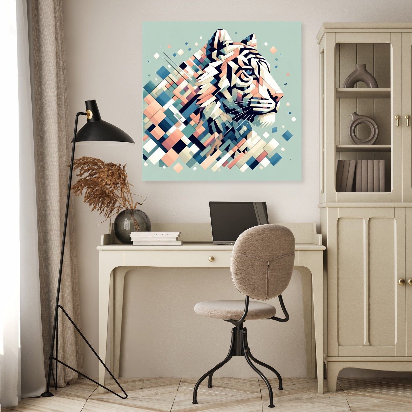 Echoes of the Wild Tiger Canvas