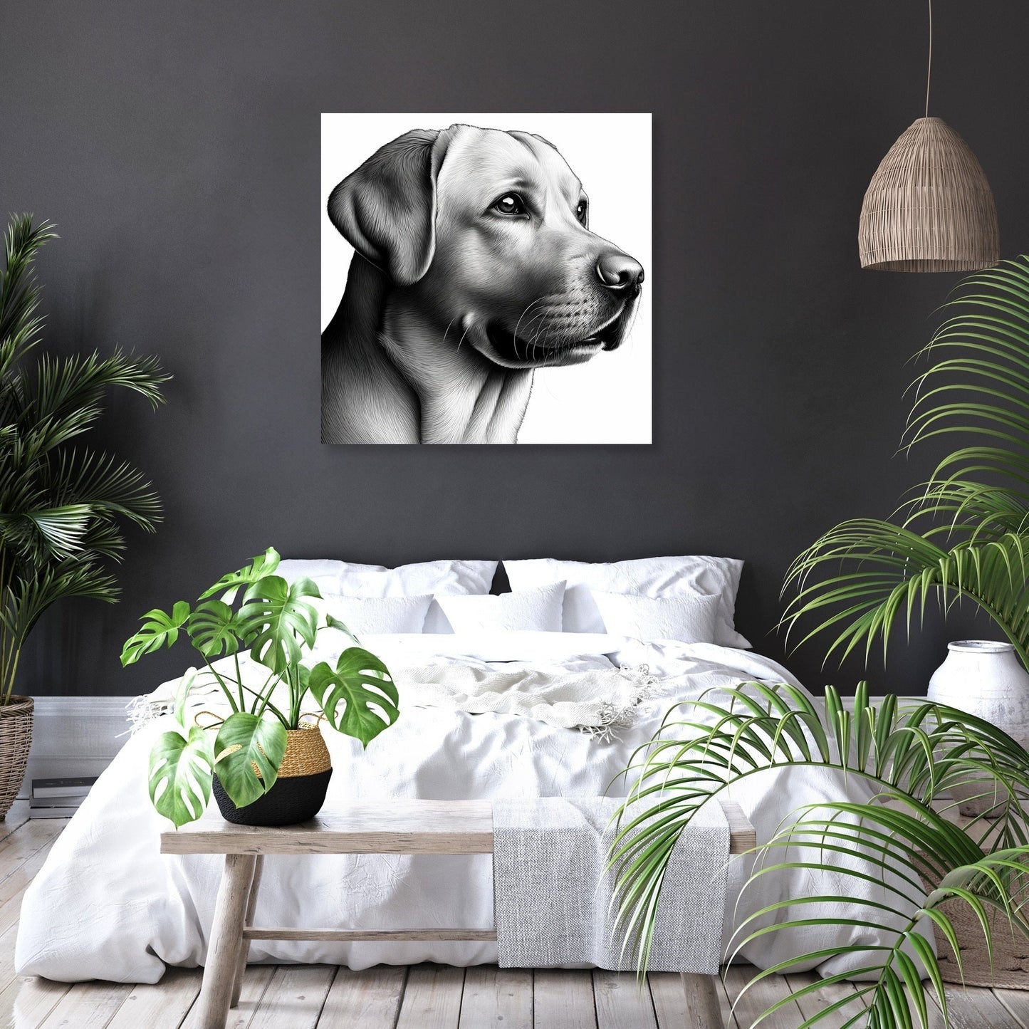 Loyal Gaze Canvas