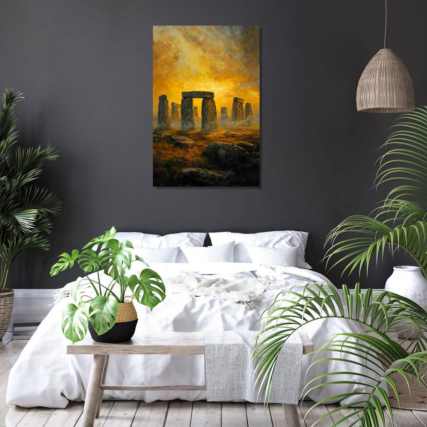 Stonehenge Sunset Canvas