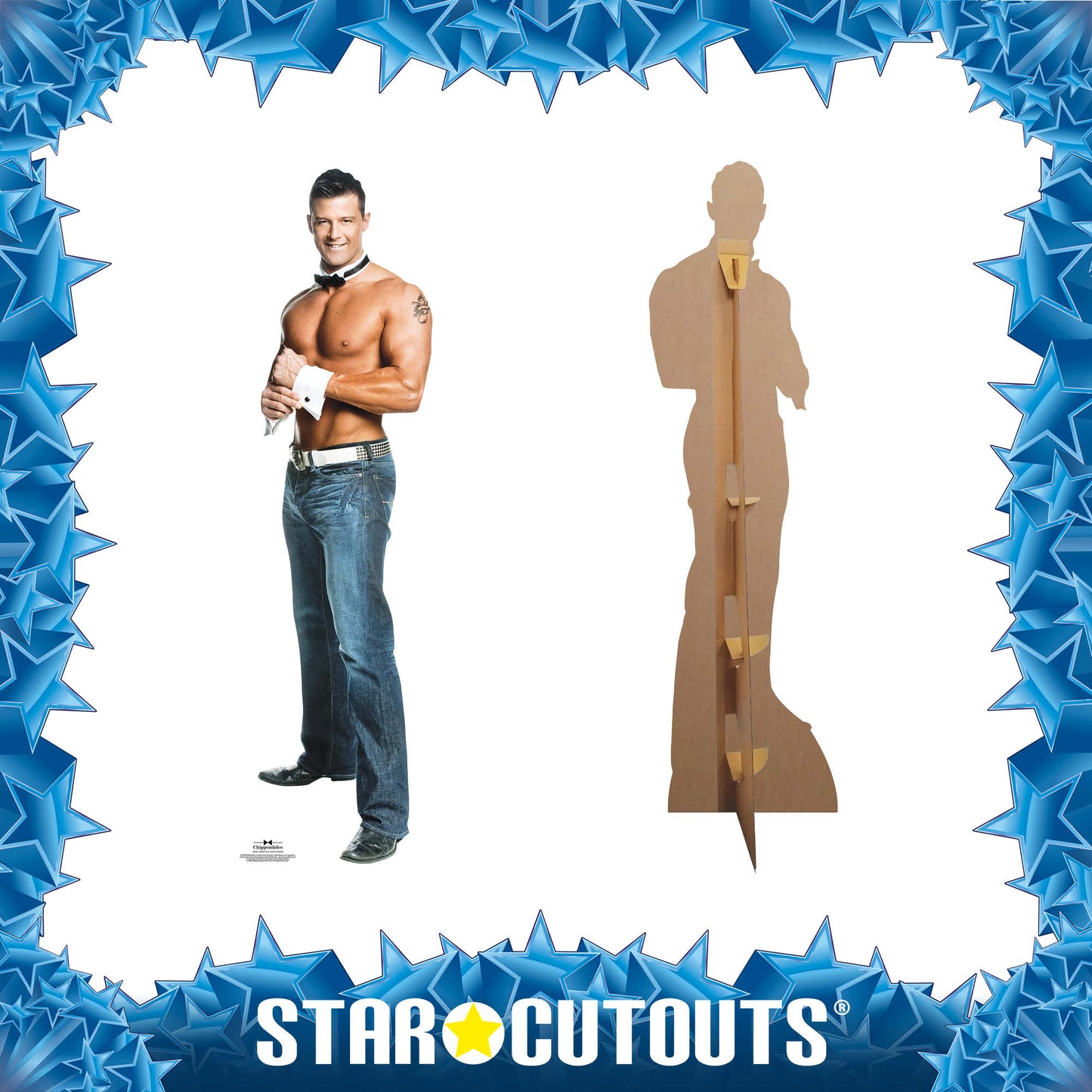 SC502 Nathan  Chippendale Cardboard Cut Out Height 189cm